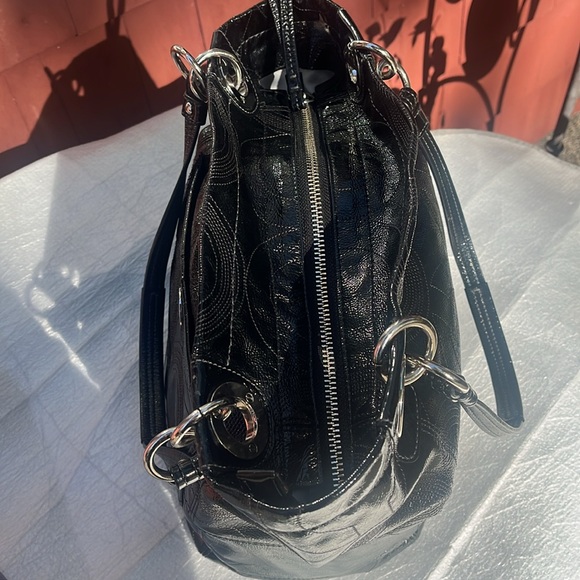 Coach Alex patent leather tote - Picture 11 of 16